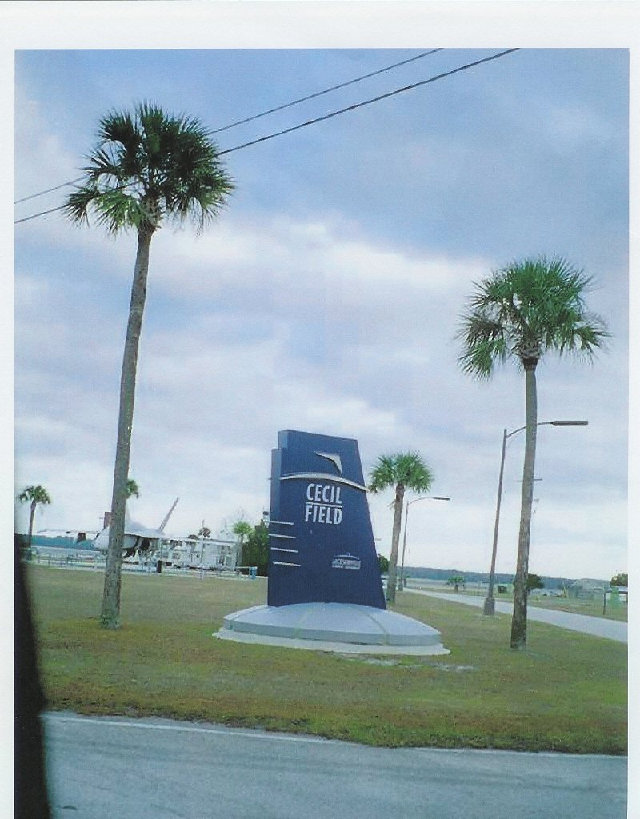 Cecil Field 45 - Cecil Field Sign